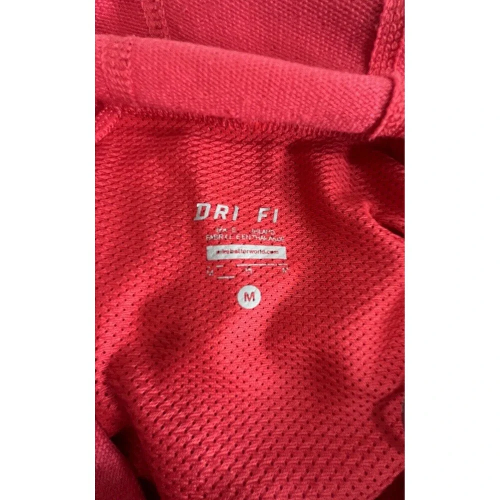 Womens Nike Dry Fit Hooded Pullover Athletic Jacket Hot pink Techno Print.Sz Med